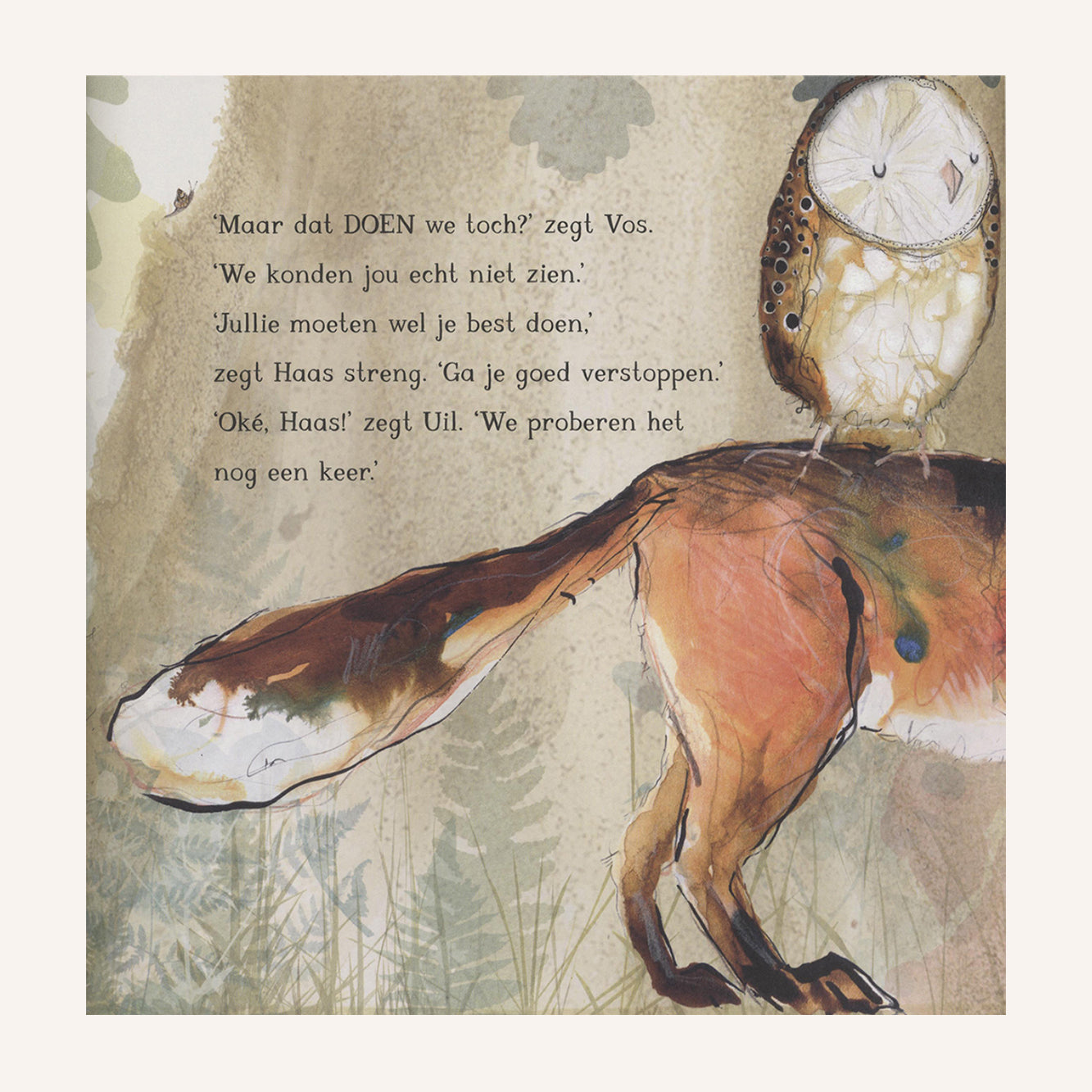 Haas, Uil & Vos Spelen Verstoppertje | Boek