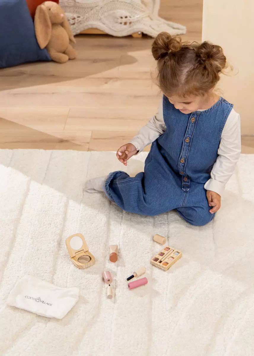 Houten Beautyset | Fantasieset met houten make-up en spiegel